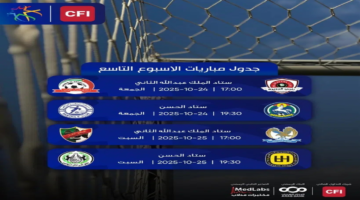 دوري المحترفين لكرة القدم يستأنف نشاطه الجمعة بإقامة مباراتين تحددان ترتيب الفرق